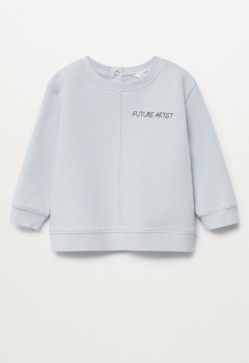 MANGO - Sweatshirt artist - light  blue