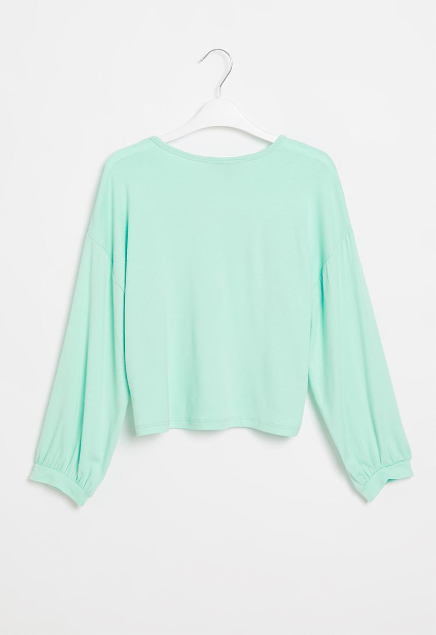 Superbalist - Girls upstyled printed tee - mint