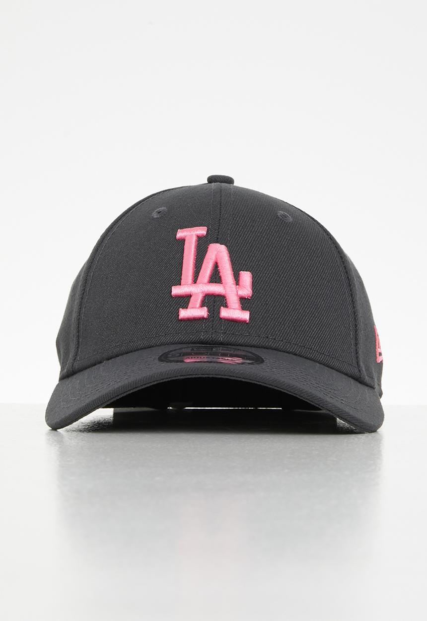 New Era - Neon pack 9forty Los Angeles dodgers - grey & pink