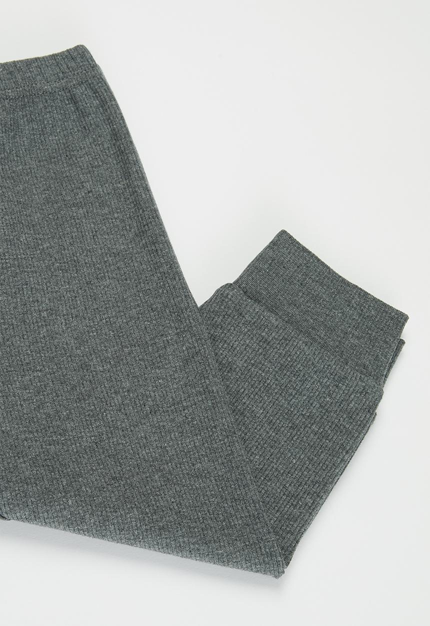 Pop Candy - Baby loungwear top & pants set - charcoal