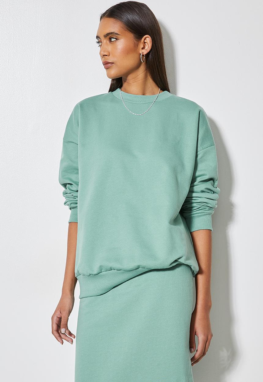 Superbalist - Crew neck sweat - deep sage