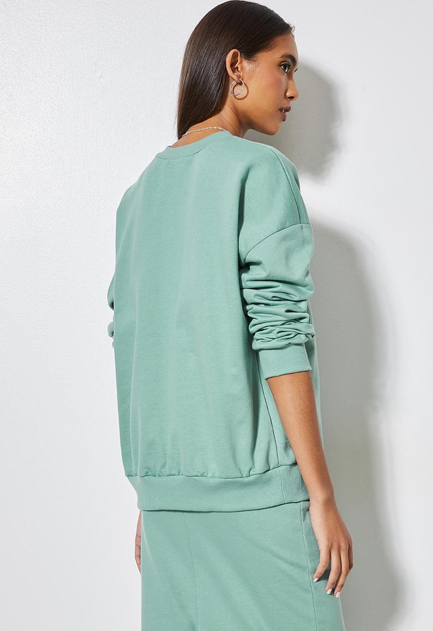 Superbalist - Crew neck sweat - deep sage