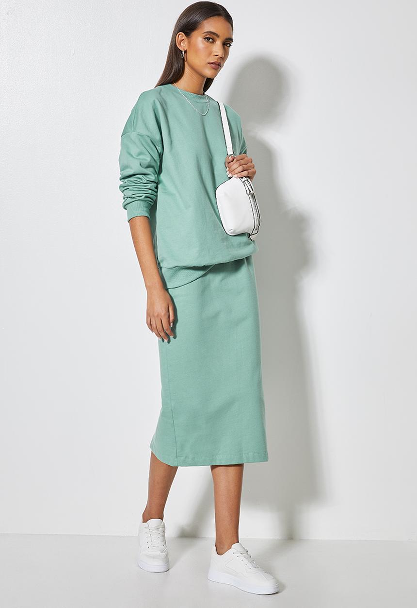Superbalist - Crew neck sweat - deep sage