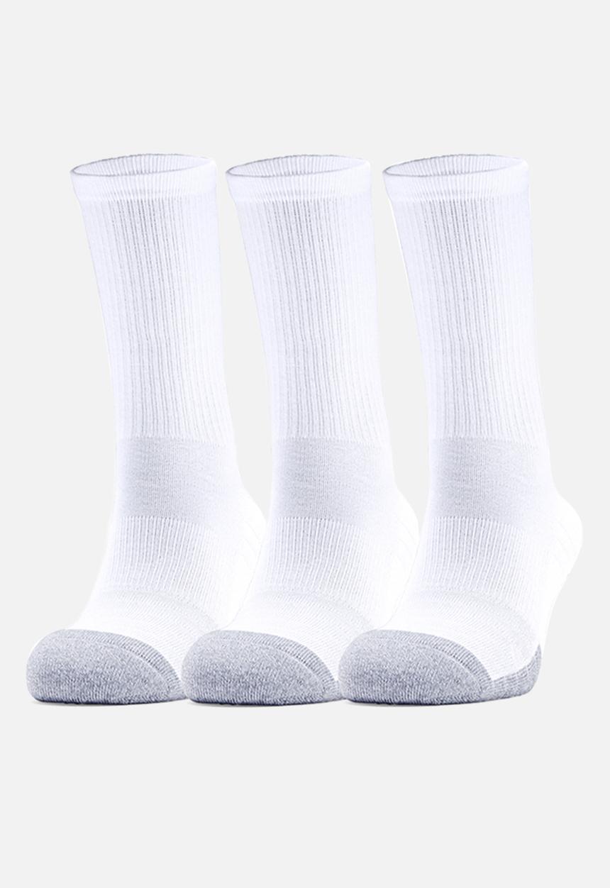 Under Armour - Ua heatgear crew 3-pack - white 