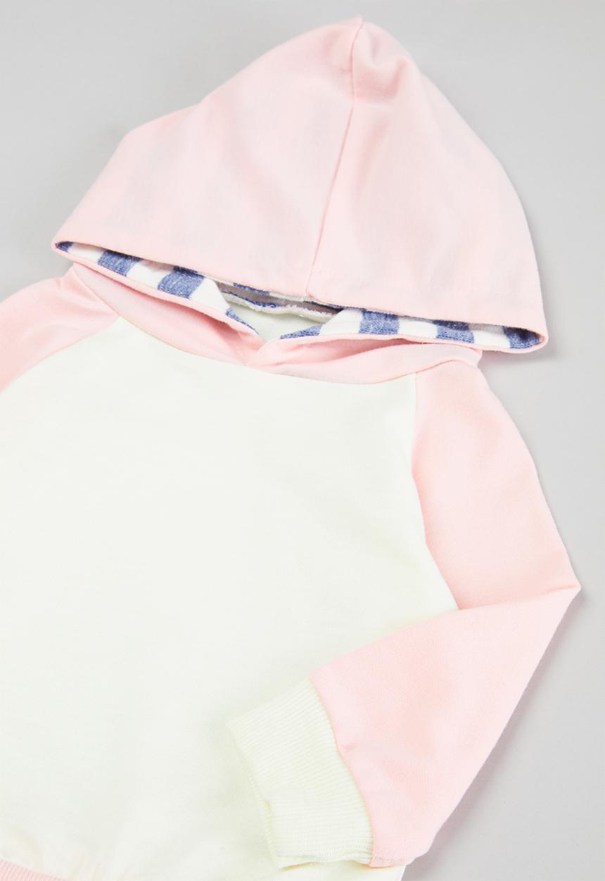 Pop Candy - Girls stripe pants, hoodie & headband set - multi