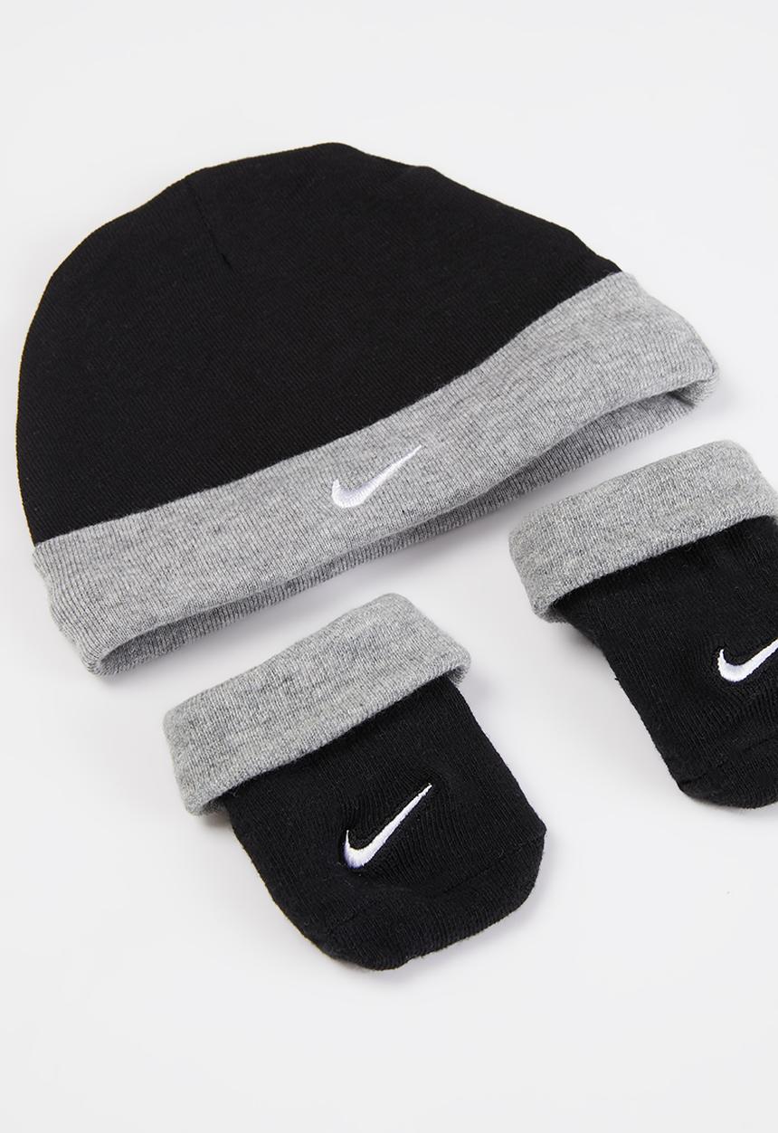 Nike - Nike swoosh 3 pack boxed set - black & grey