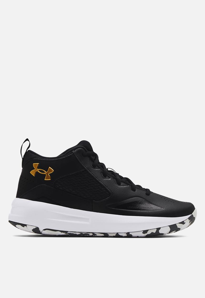 Under Armour - Basketball Lockdown 5 - black / white / metallic gold