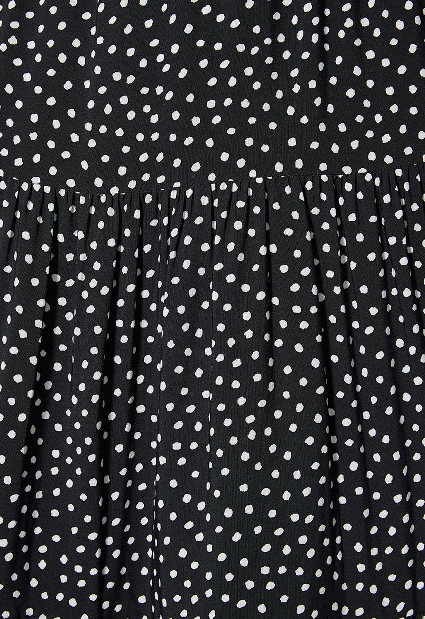 Superbalist - Tiered midi skirt - irregular spot
