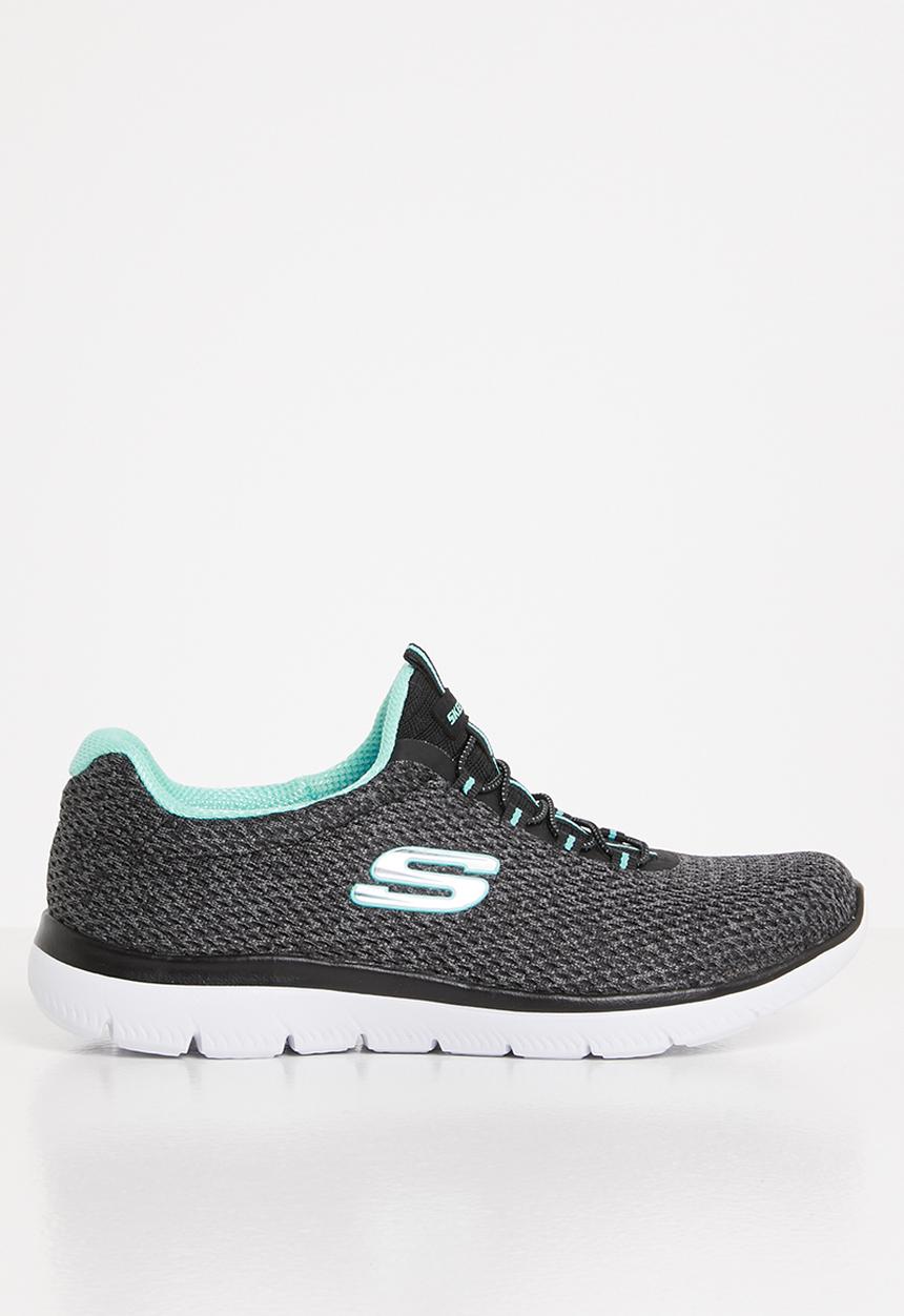 Skechers - Summits - black turquiose