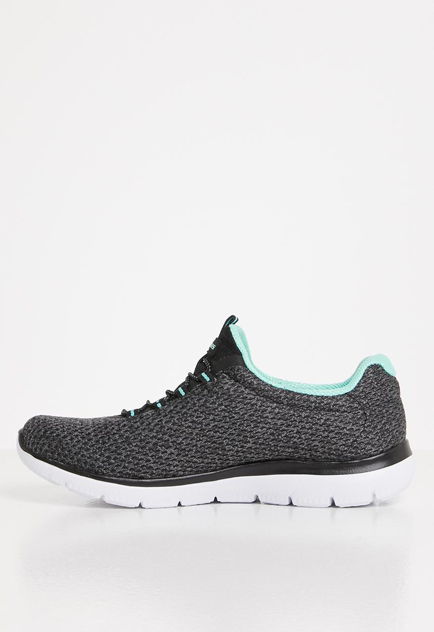 Skechers - Summits - black turquiose