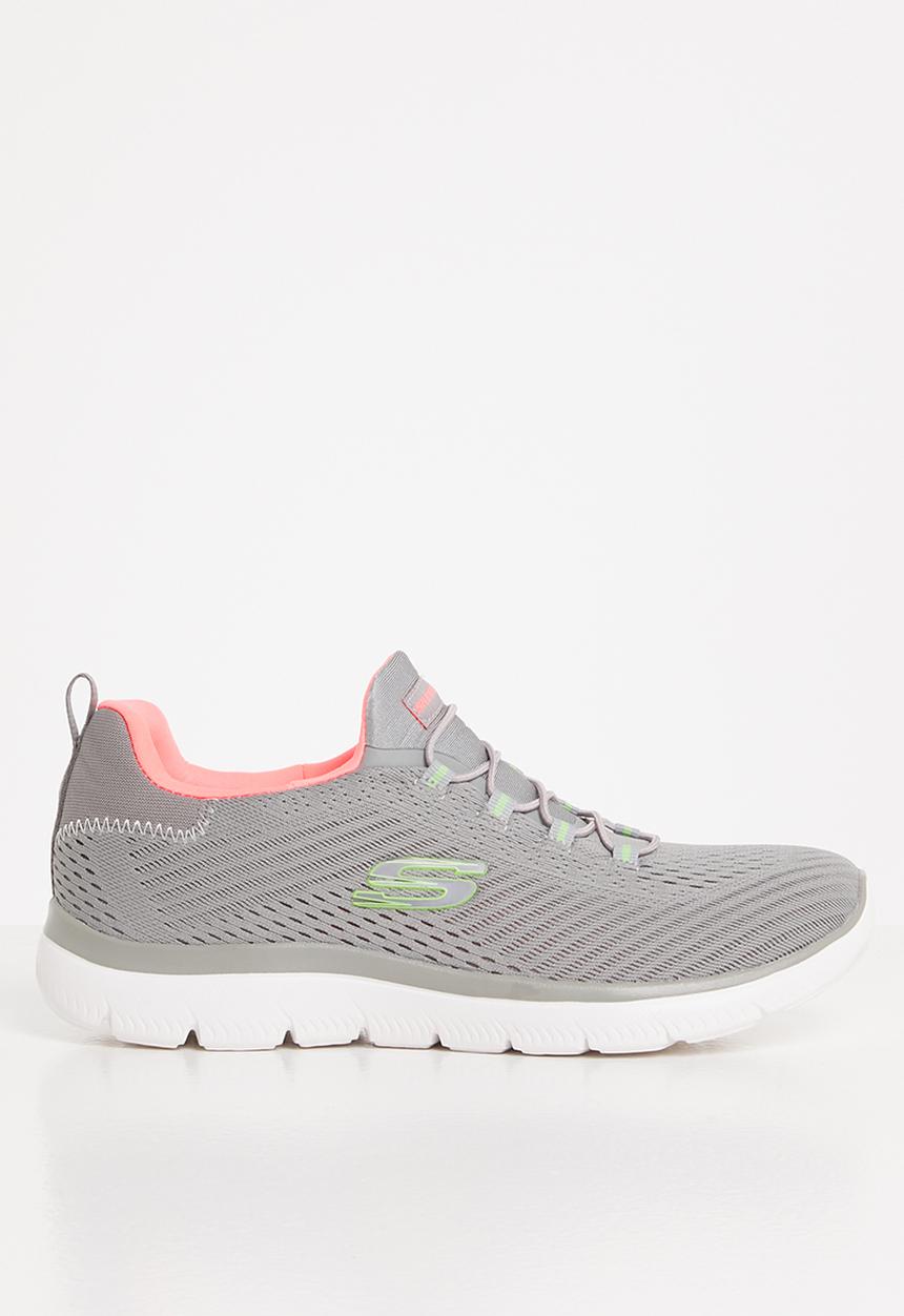 Skechers - Summits - grey hot pink