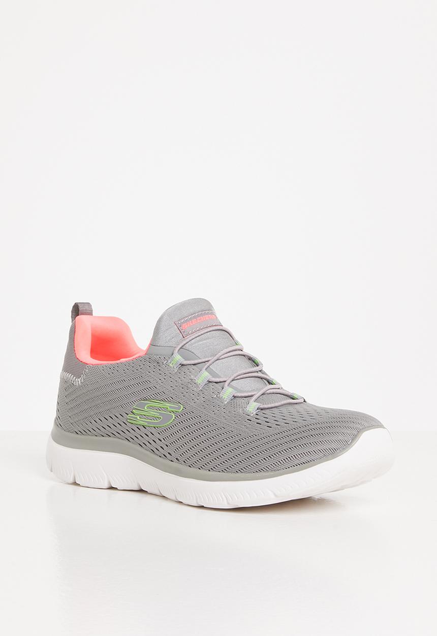 Skechers - Summits - grey hot pink