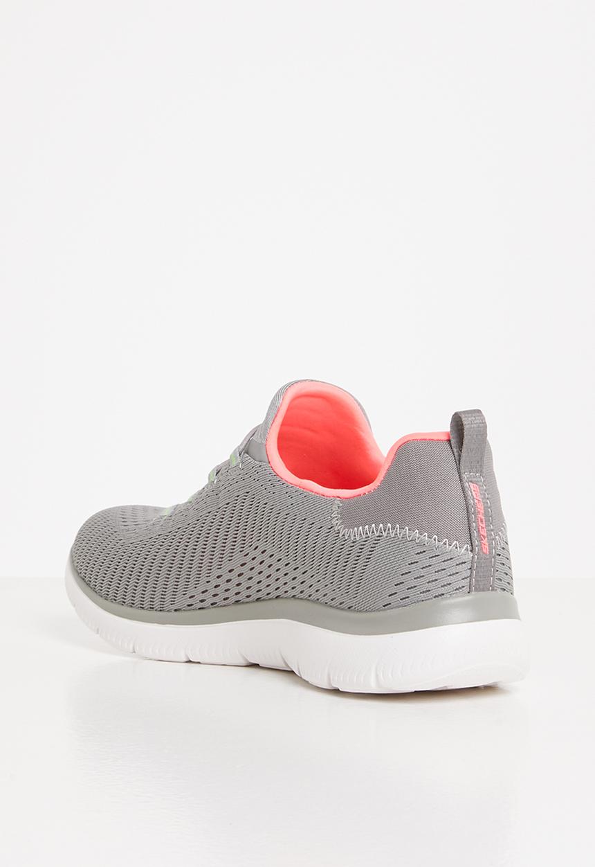 Skechers - Summits - grey hot pink