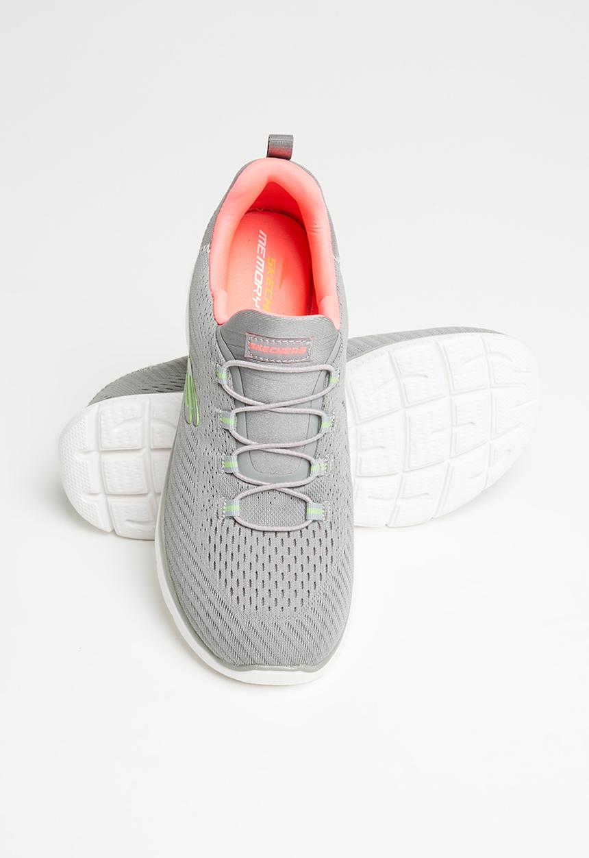 Skechers - Summits - grey hot pink