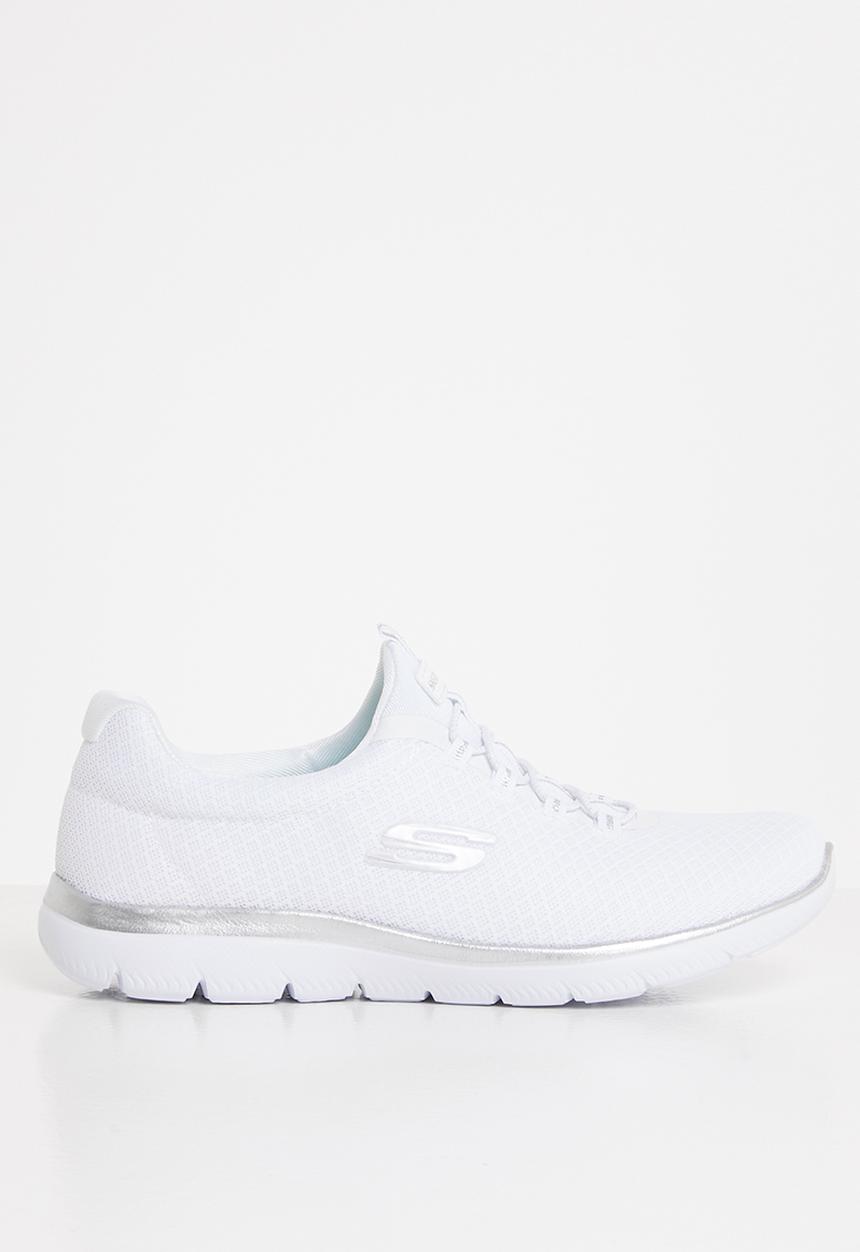Skechers - Summits - white & silver 