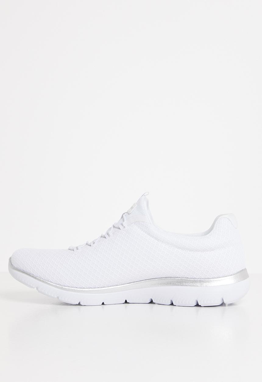 Skechers - Summits - white & silver 
