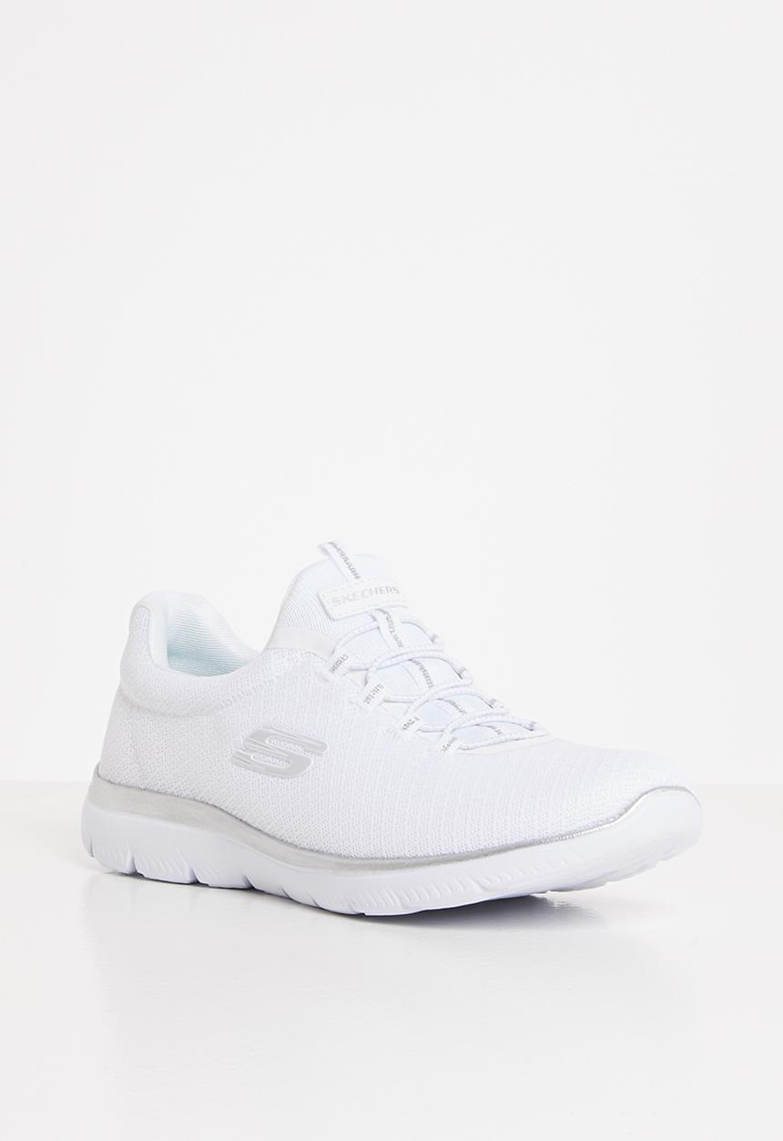Skechers - Summits - white & silver 