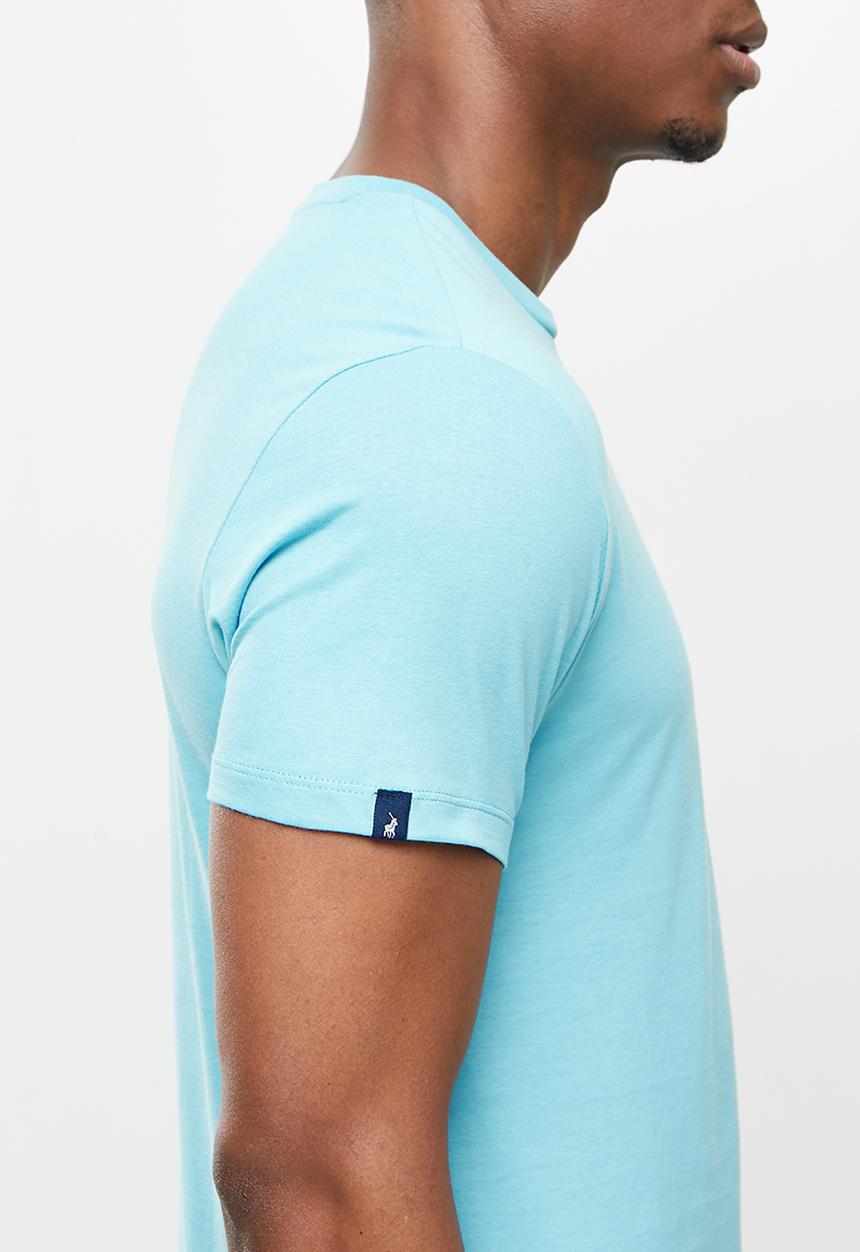 POLO - Lucas crew neck  tee - light blue