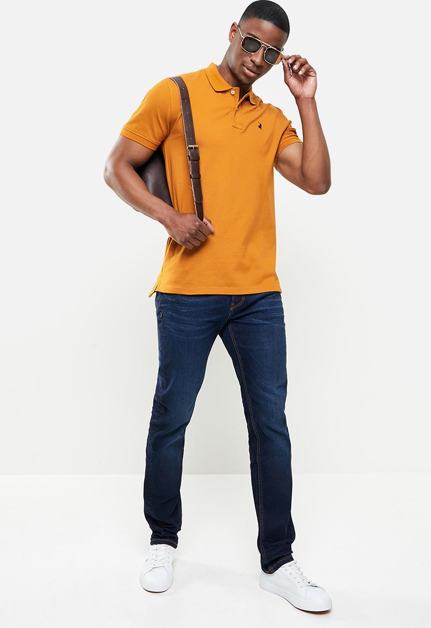 POLO - Carter custom fit  golfer - pumpkin