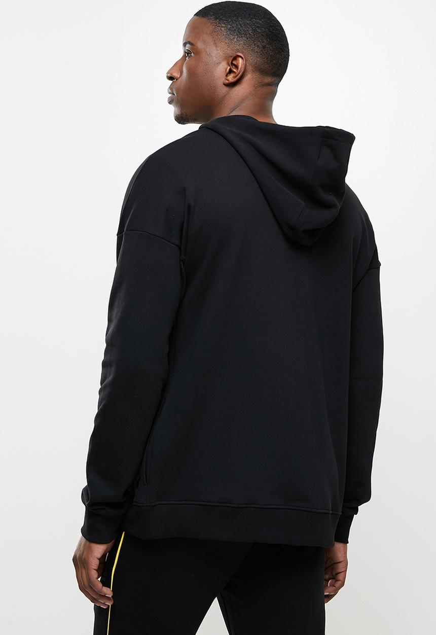 POLO - Faroze zip thru hooded sweat top - black