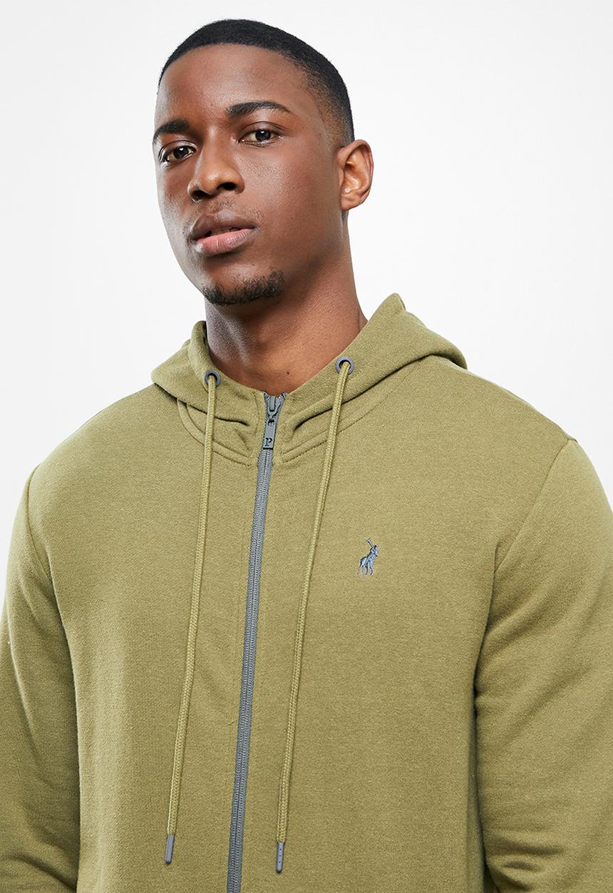 POLO - Cypress full zip hood - olive