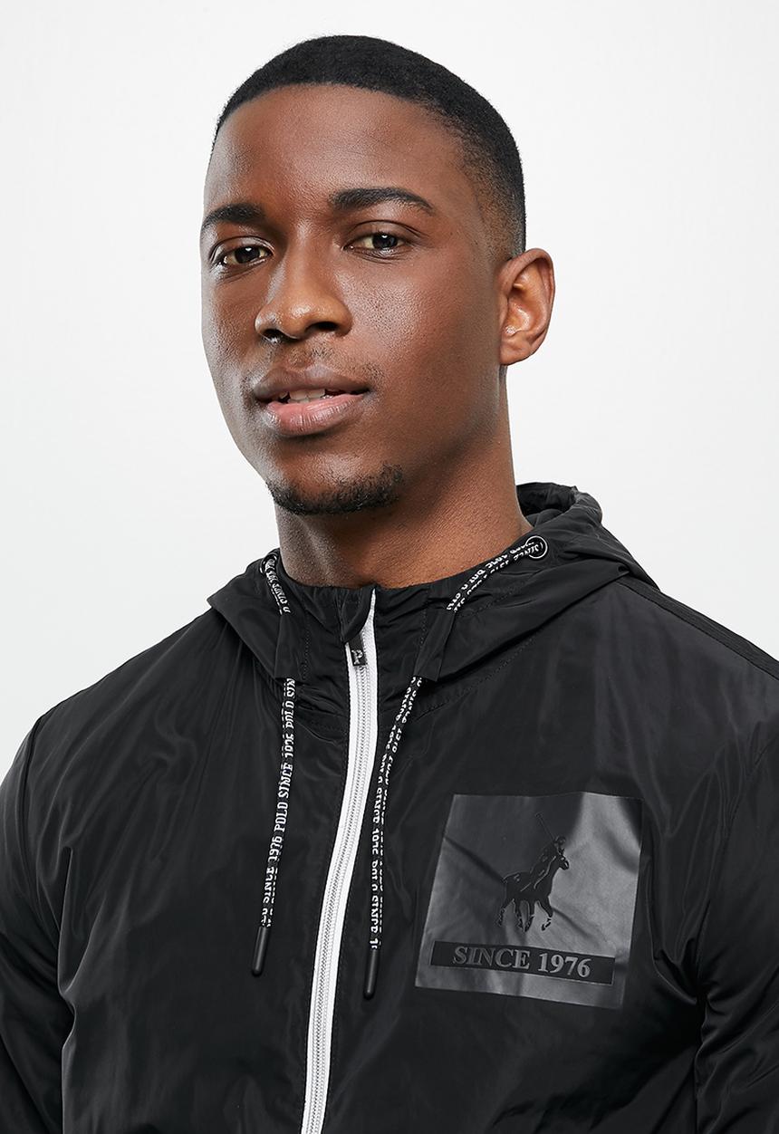 POLO - Rayden nylon jacket - black