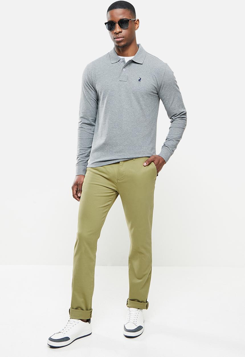 POLO - Venice slim fit chino - fatigue