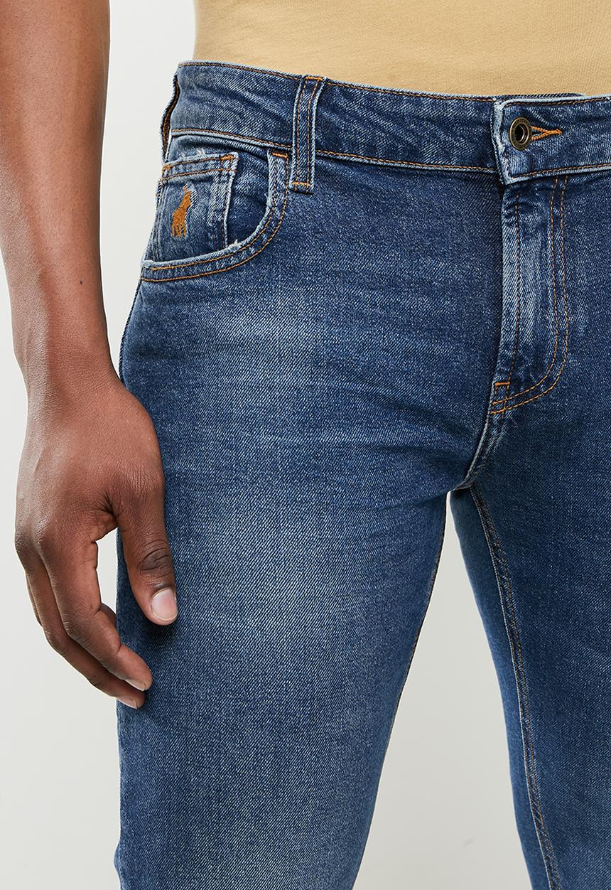 POLO - Cairo slim leg jeans - mid wash