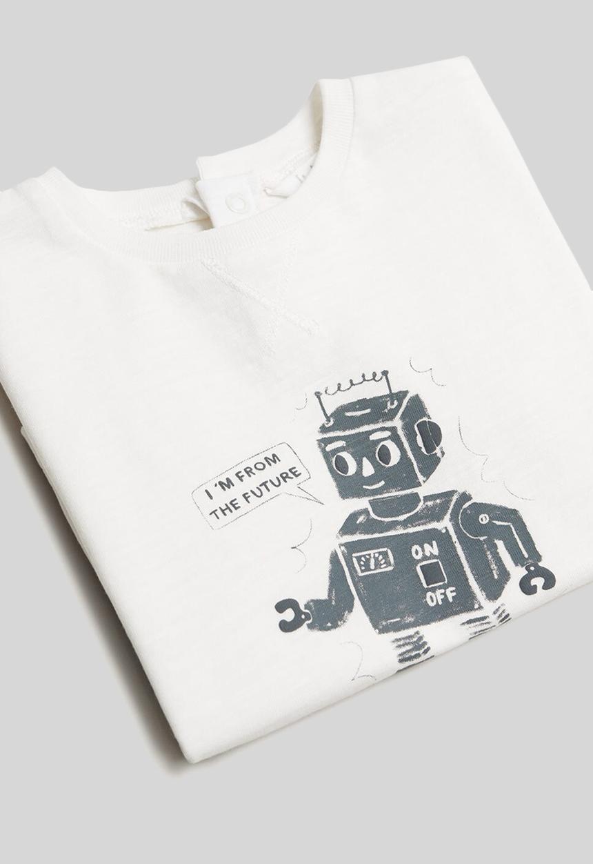 MANGO - T-shirt objects - white