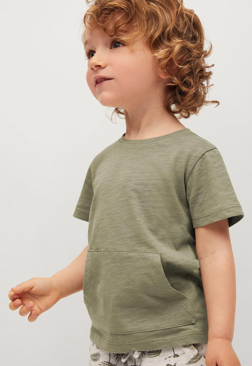 MANGO - T-shirt kangoo - green