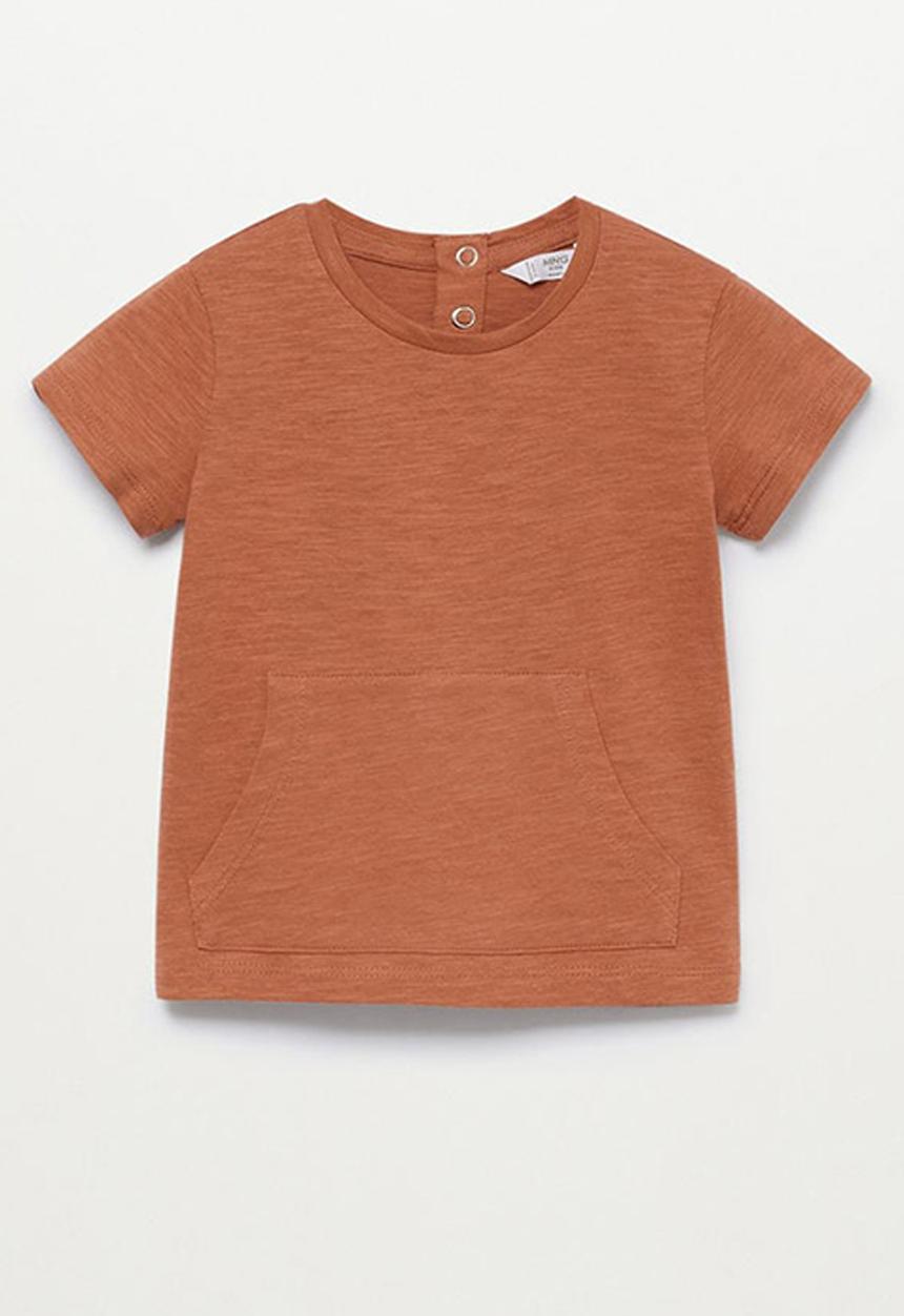 MANGO - T-shirt kangoo - rust