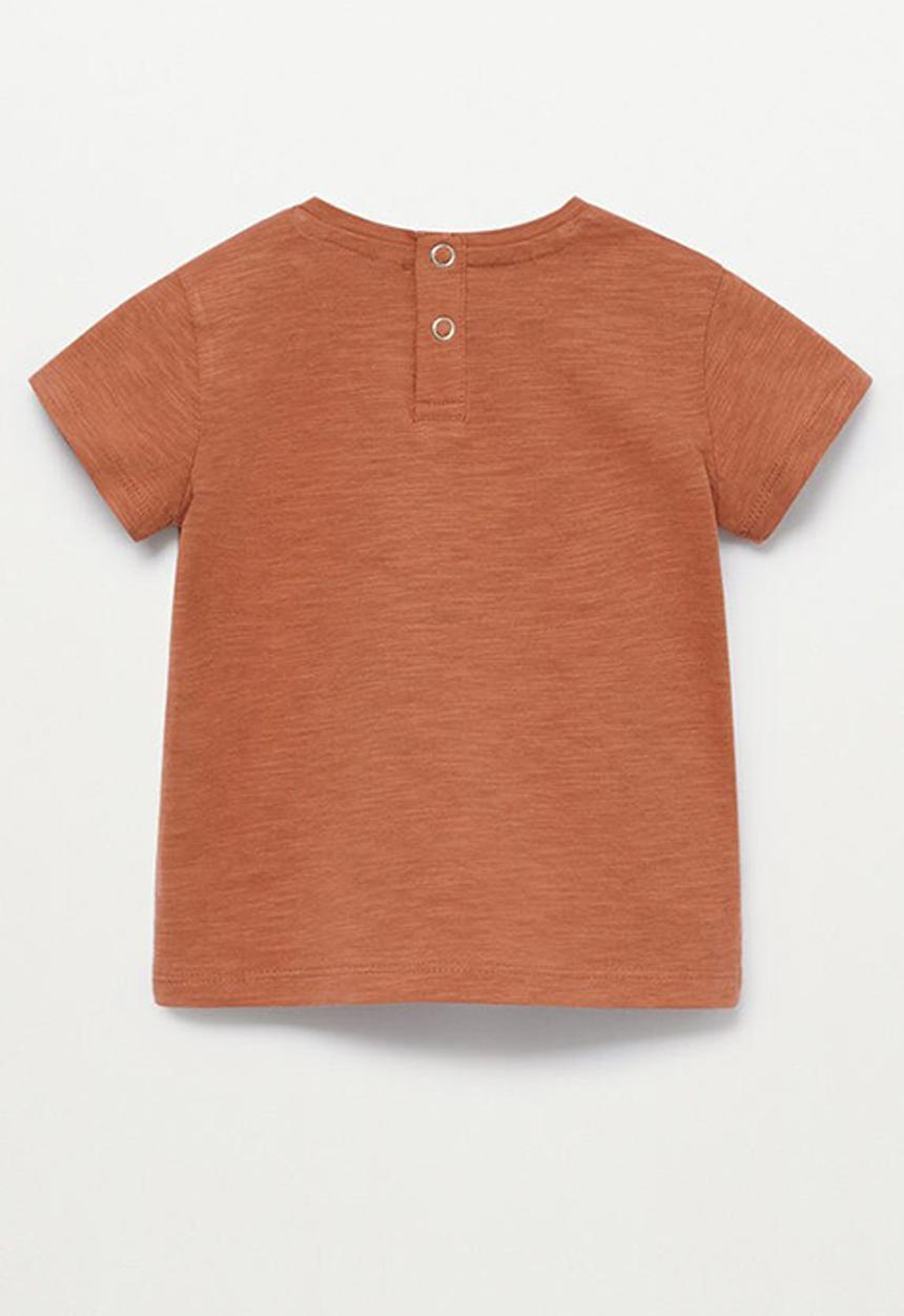 MANGO - T-shirt kangoo - rust