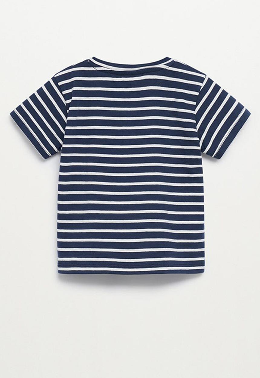 MANGO - T-shirt pani - navy