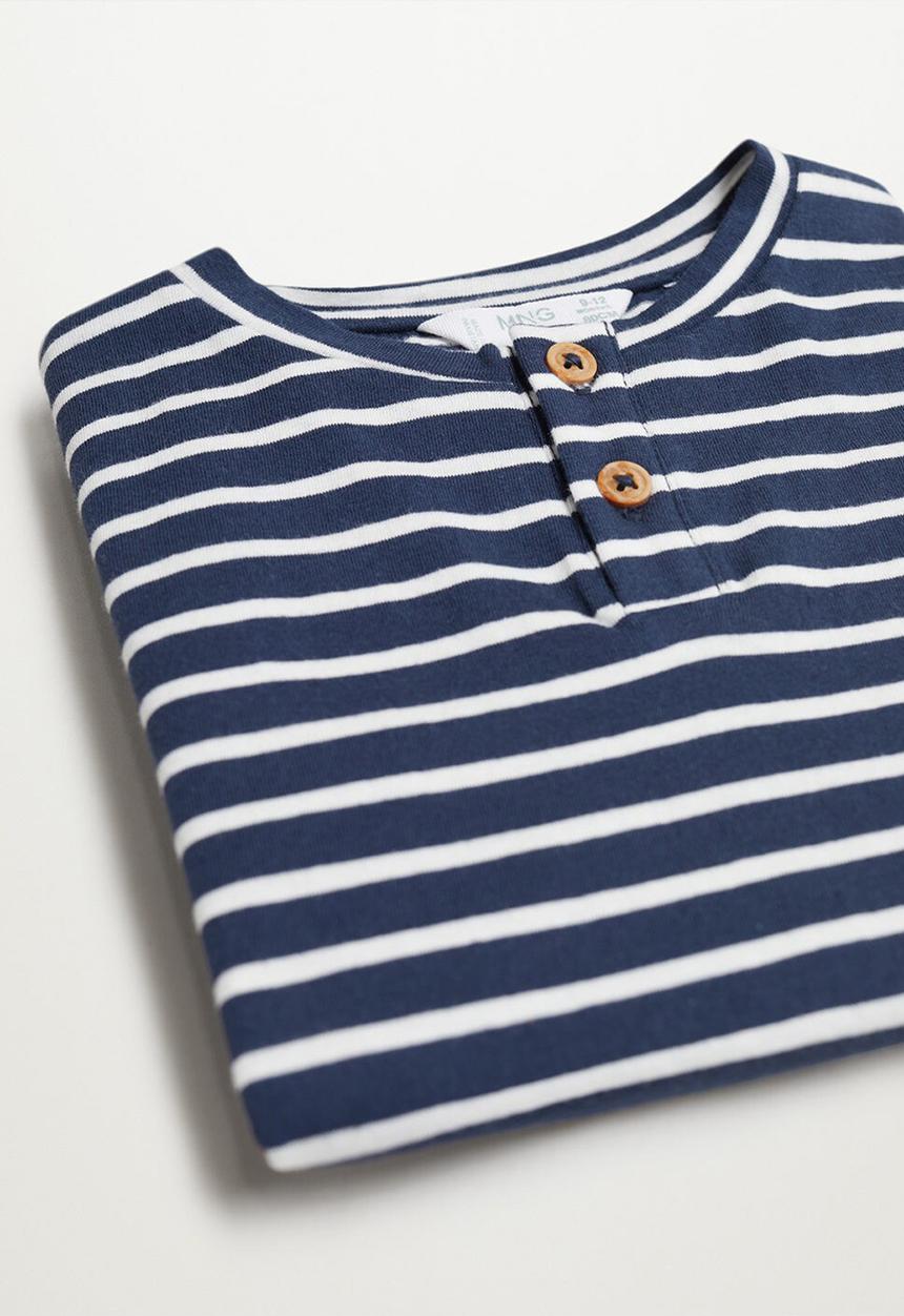 MANGO - T-shirt pani - navy