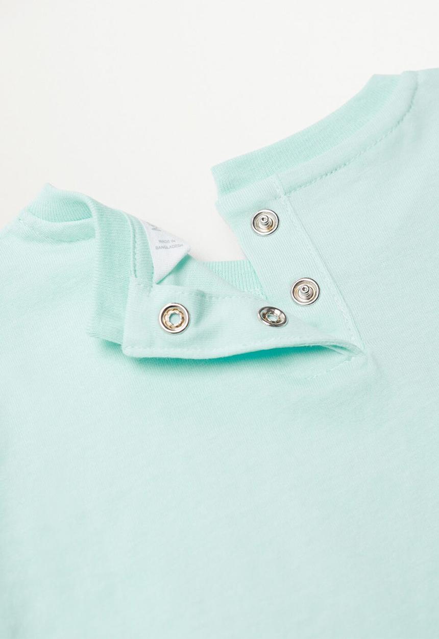 MANGO - T-shirt beach - green