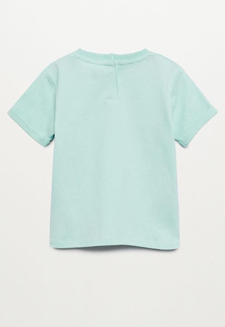 MANGO - T-shirt beach - green