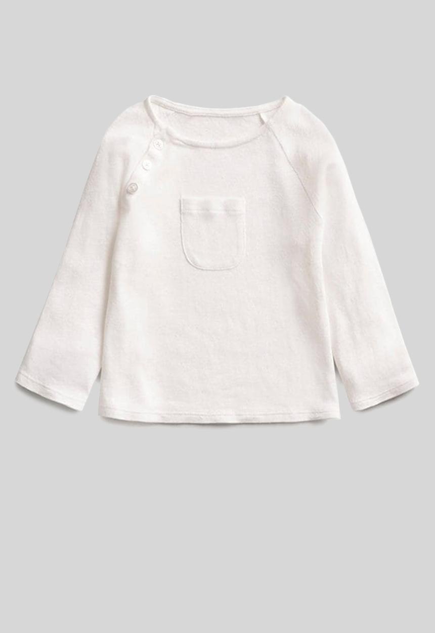 MANGO - T-shirt charlie i - white
