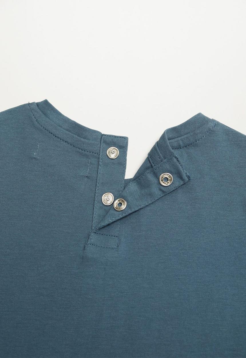 MANGO - T-shirt free - blue
