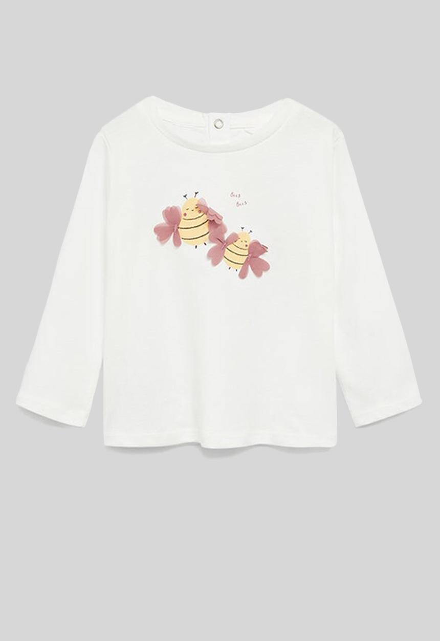 MANGO - T-shirt maya - white
