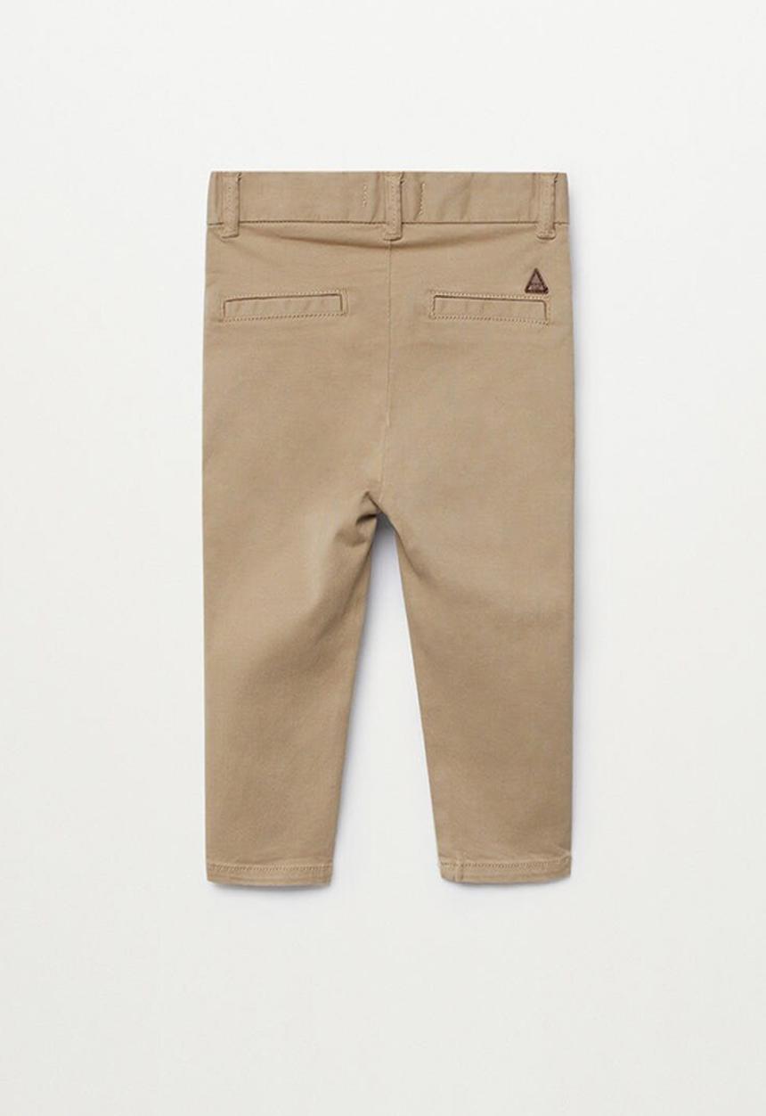 MANGO - Trousers chino - brown