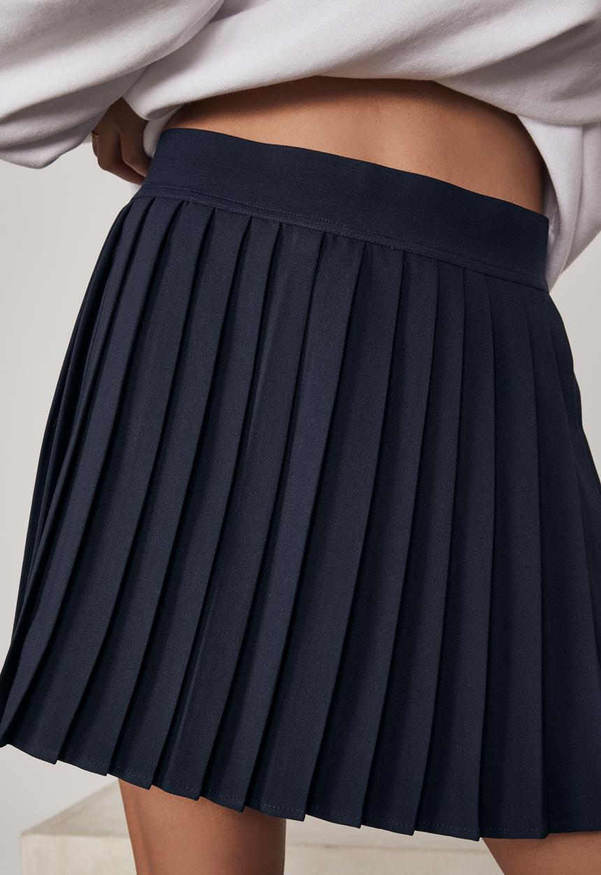 Factorie - Mini pleat skirt - navy blazer