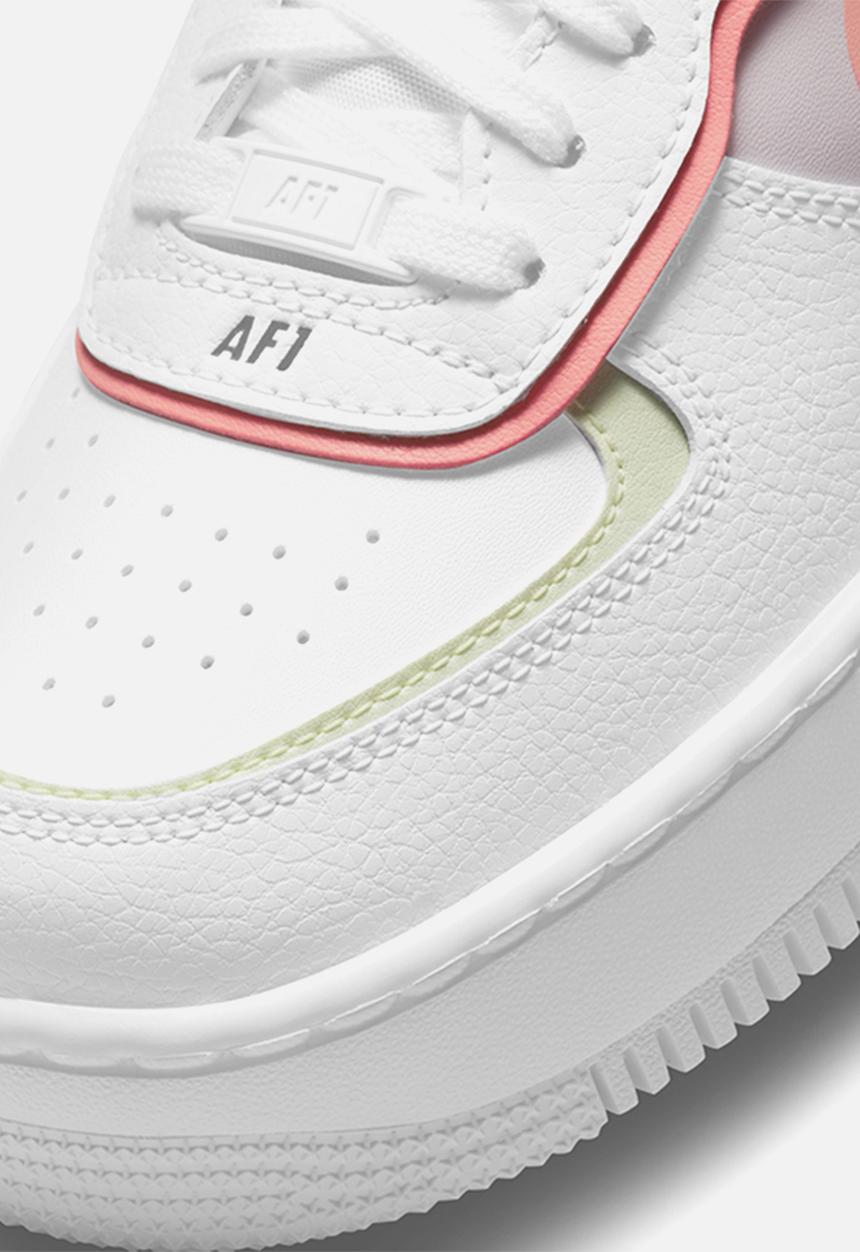 Nike - Air Force 1 shadow - white/magic ember-crimson bliss-lime ice
