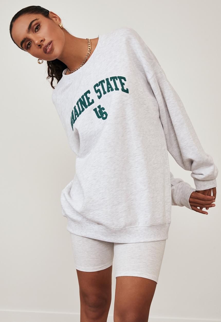 Factorie - Os graphic crew - silver marle