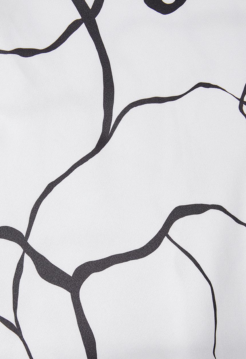 Superbalist - Long midi slip skirt - squiggle print