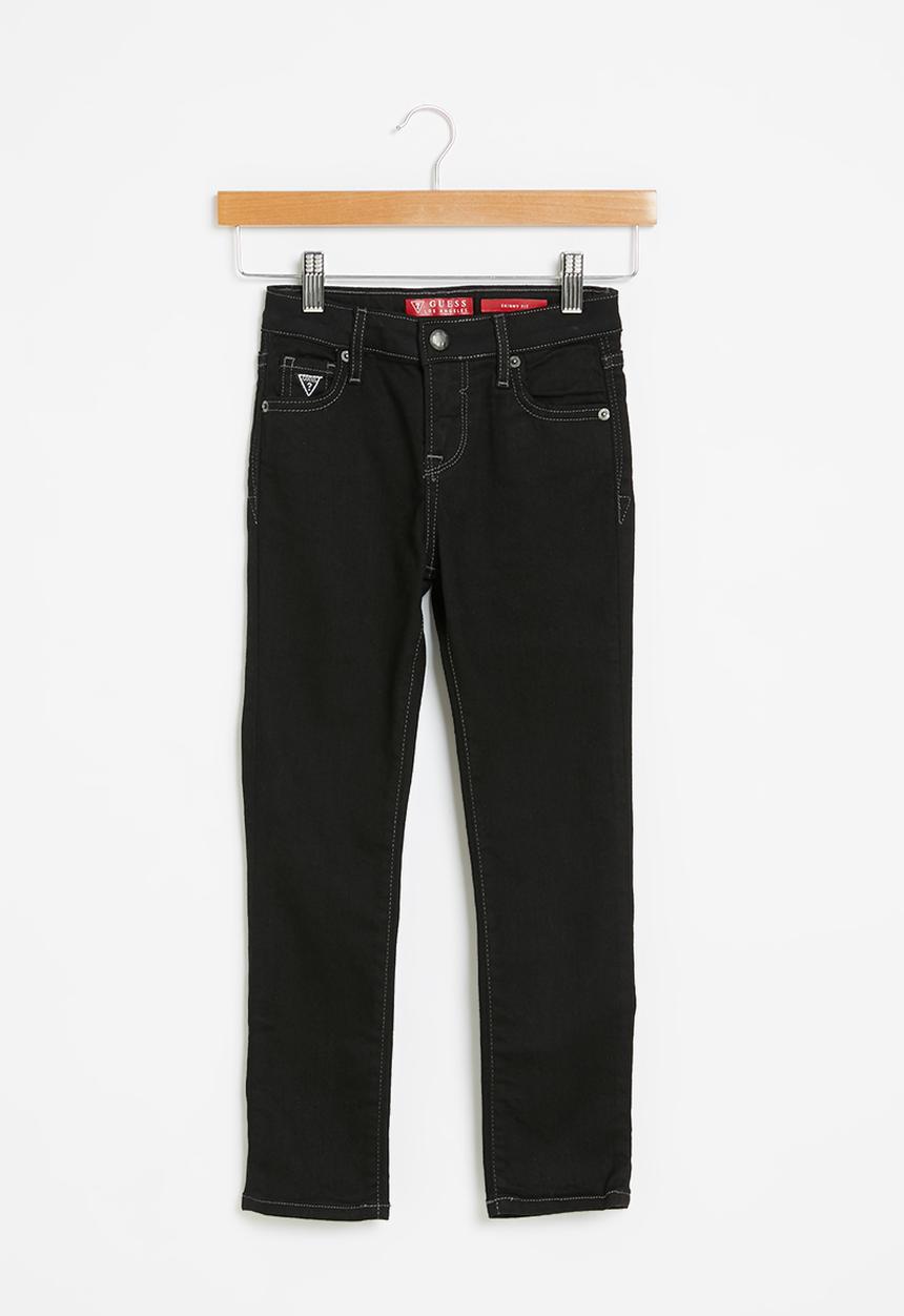 GUESS - Black wash skinny jean - black 