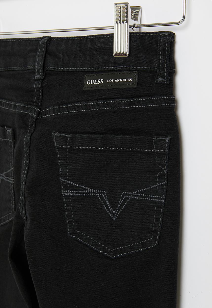 GUESS - Teens black wash skinny jean - black 