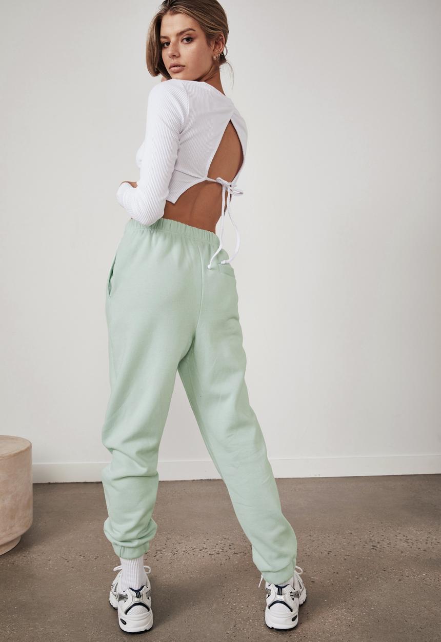 Factorie - Super high rise trackpant - opal blue