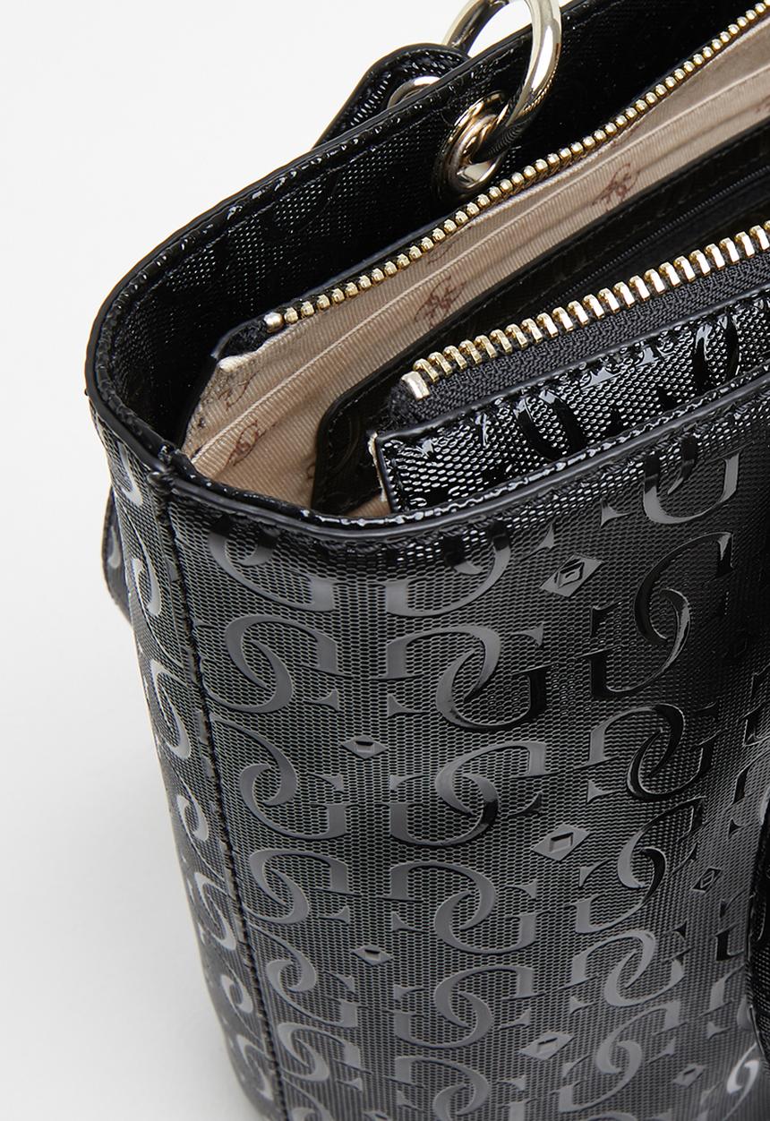 GUESS - Chic shine small tote - black