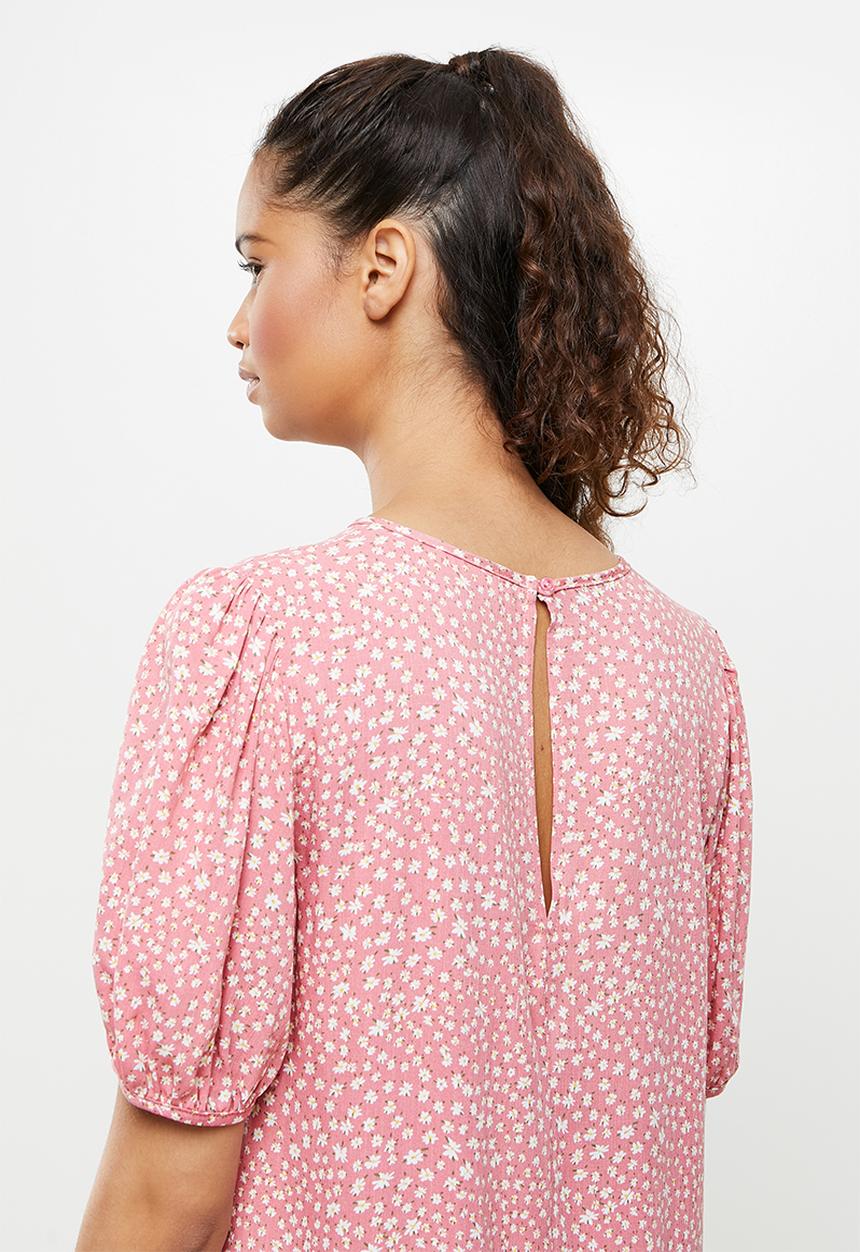 Blake - Drop waisted mini - pink