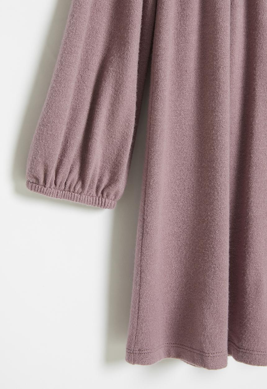 Superbalist Kids - Knitted dress with button detail - mauve